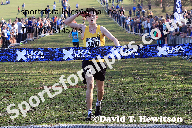 GMens under-17s 2025 UK CAU Inter Counties Cross Country Champs., Wollaton Park, Nottingham. Photo: David T. Hewitson/Sports for All Pics